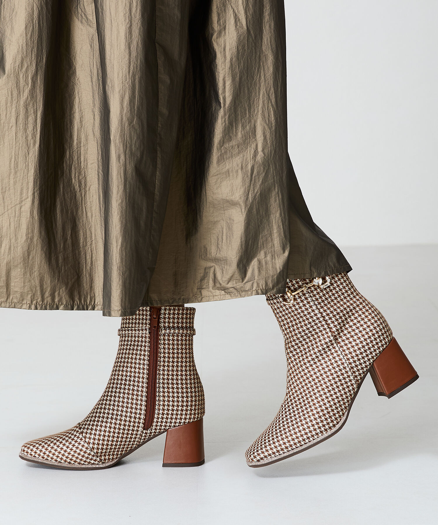 ORiental TRaffic「ビジュービットヒールブーツ/41427」|ショートブーツ|