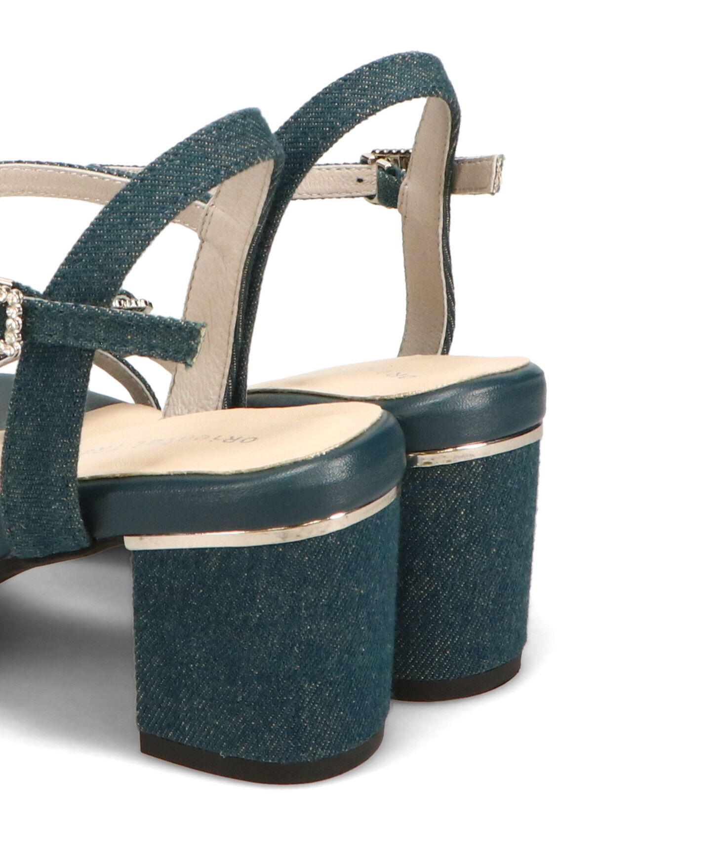 ORiental TRaffic「●2025春夏新作●マルチビジューバックルサンダル/51234」|サンダル|