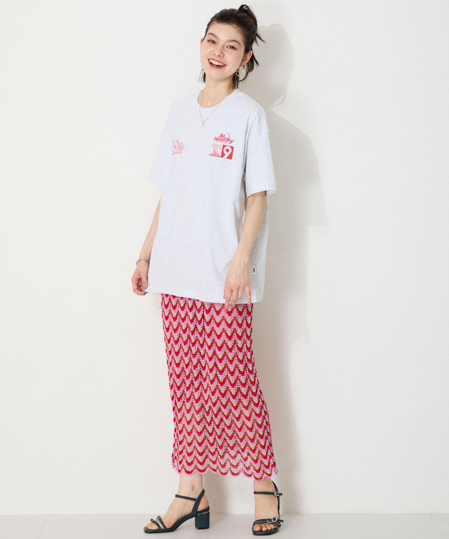 ORiental TRaffic「●2025春夏新作●マルチビジューバックルサンダル/51234」|サンダル|