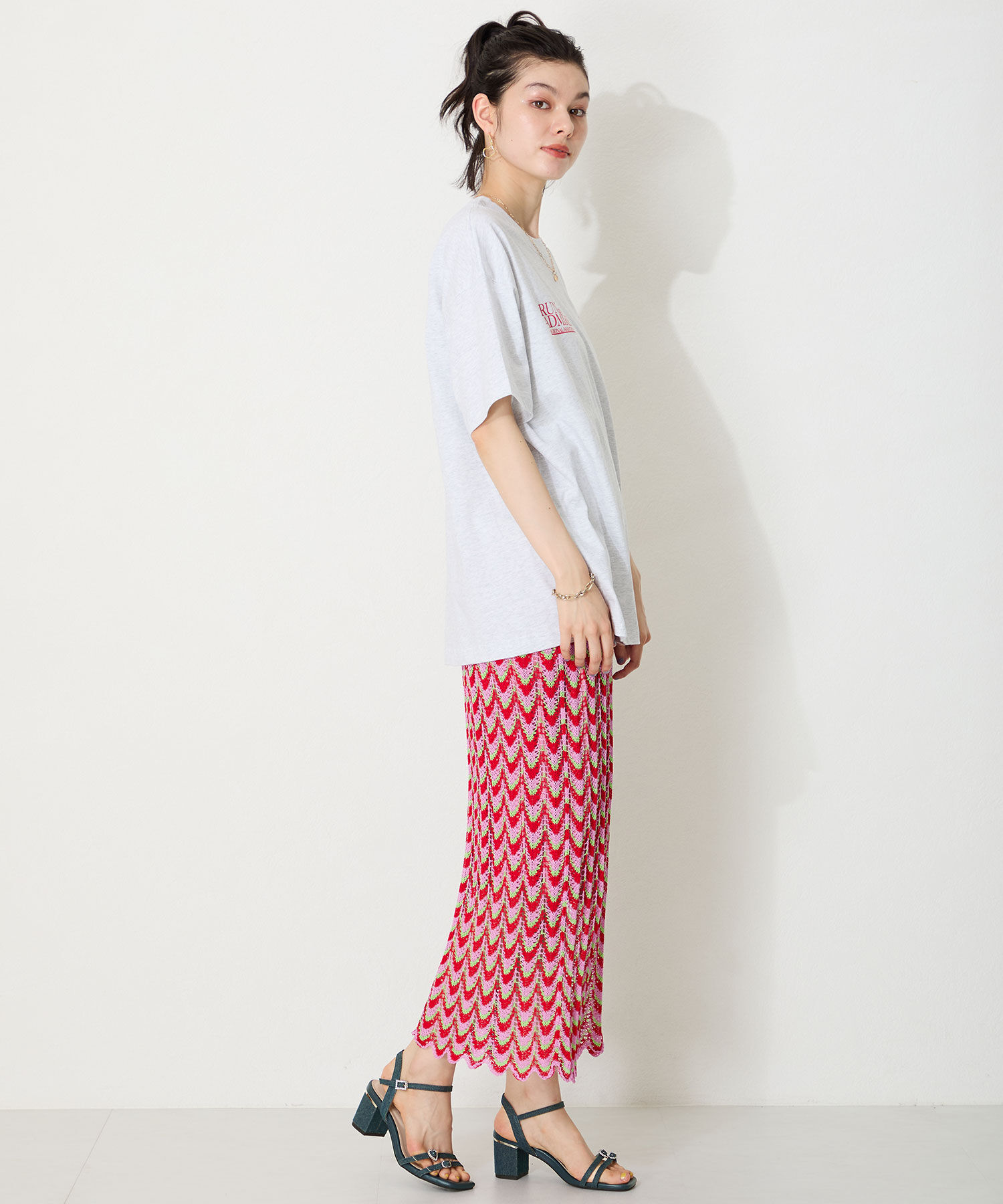 ORiental TRaffic「●2025春夏新作●マルチビジューバックルサンダル/51234」|サンダル|