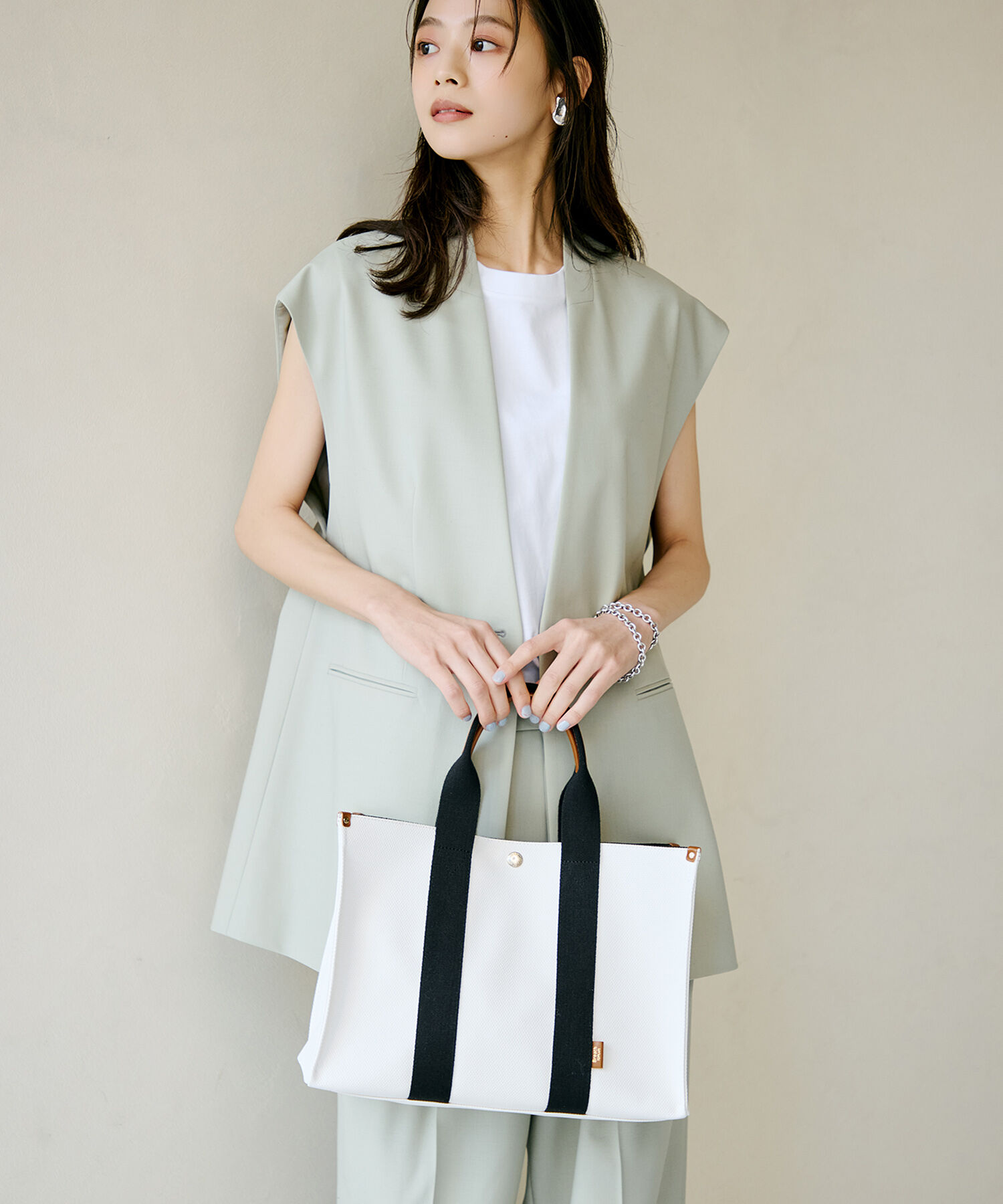 TOPKAPI BREATH「【Breath TOPKAPI】NEO CANVAS ネオキャンバス カラーハンドル トートバッグ」|トートバッグ|