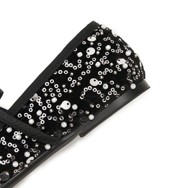 ODETTE E ODILE「＜SY＞スパンコールバレエ フラット10●&uarr;」|バレエシューズ|