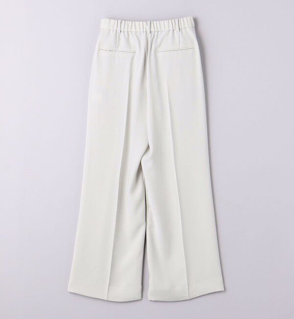 UNITED ARROWS「ポリエステル 2タック ワイドパンツ」|スラックス|