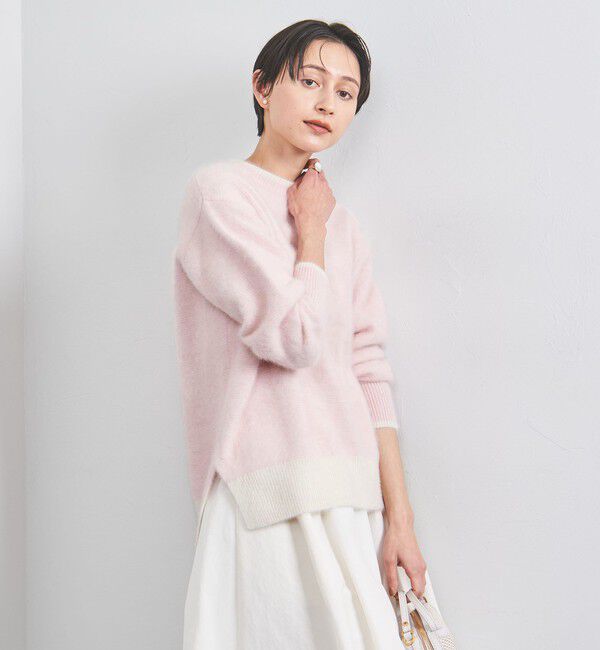 UNITED ARROWS「フォックス カシミヤ クルーネック ニット」|ニット・セーター|