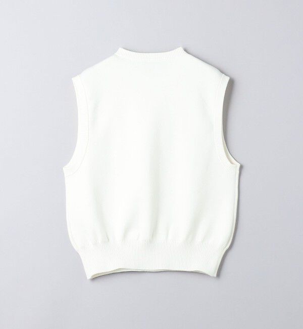 UNITED ARROWS「3D リボン クルーネック ベスト」|ベスト・ジレ|