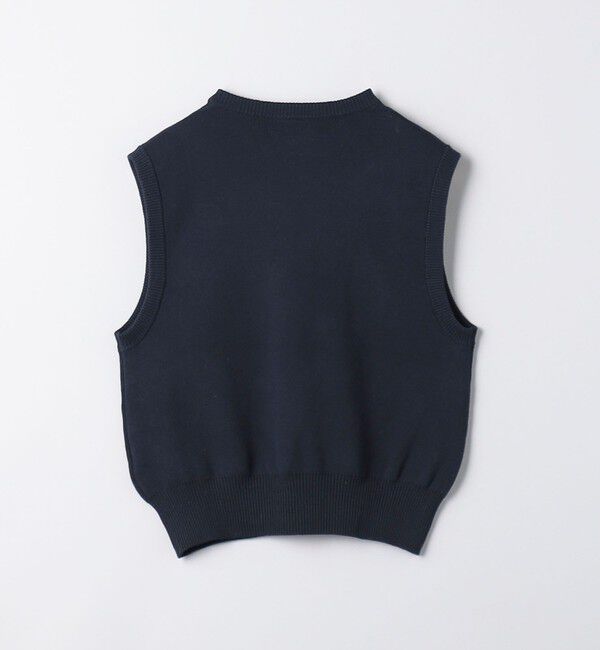 UNITED ARROWS「3D リボン クルーネック ベスト」|ベスト・ジレ|