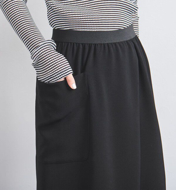 UNITED ARROWS「COMFY ラップ マキシスカート -吸水速乾 UVカット ウォッシャブル-」|スカート|