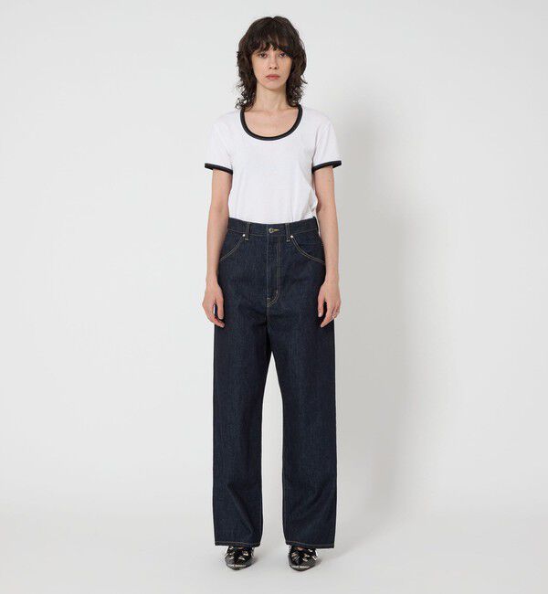 ASTRAET「＜ASTRAET＞ロングポット デニムパンツ ワンウォッシュ UNISEX」|デニム|