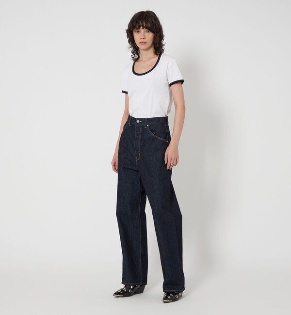 ASTRAET「＜ASTRAET＞ロングポット デニムパンツ ワンウォッシュ UNISEX」|デニム|