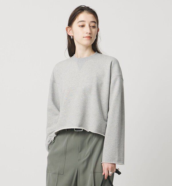 UNITED ARROWS「＜SACRA＞ヘムカット スウェット」|スウェット・ジャージ|MD.GRAY