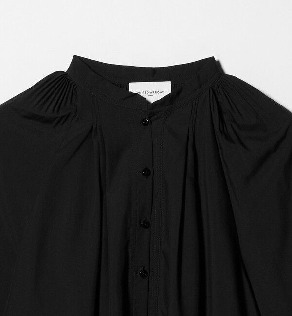 UNITED ARROWS「プリーツ ボリュームスリーブ ブラウス ‐ウォッシャブル‐」|シャツ・ブラウス|