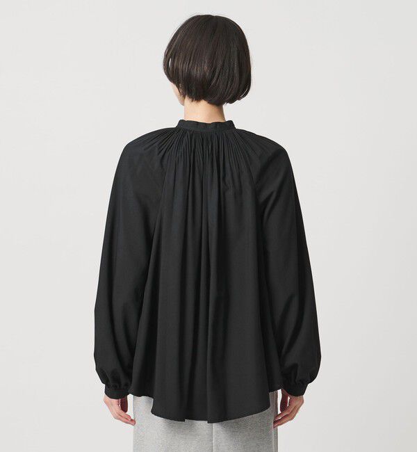 UNITED ARROWS「プリーツ ボリュームスリーブ ブラウス ‐ウォッシャブル‐」|シャツ・ブラウス|