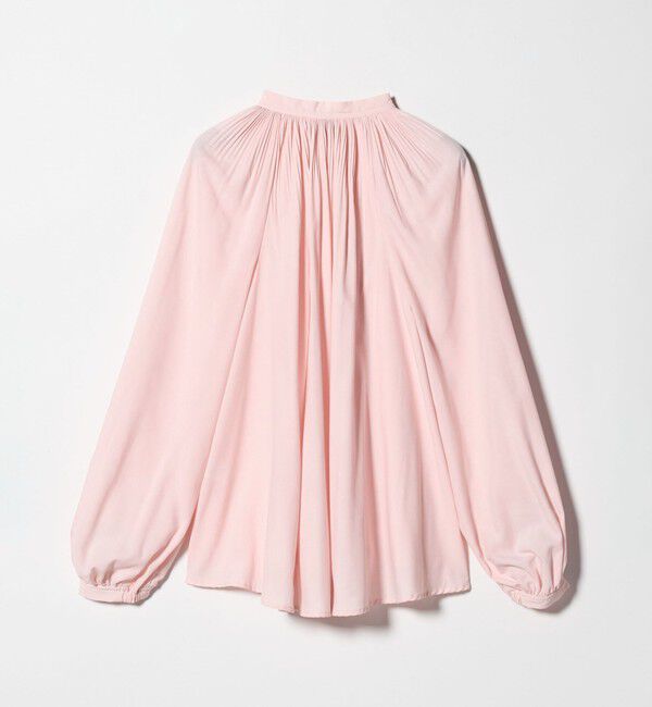 UNITED ARROWS「プリーツ ボリュームスリーブ ブラウス ‐ウォッシャブル‐」|シャツ・ブラウス|