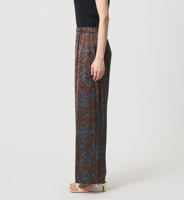 UNITED ARROWS「アブストラクトフラワー パンツ ‐ウォッシャブル‐」|チノ|