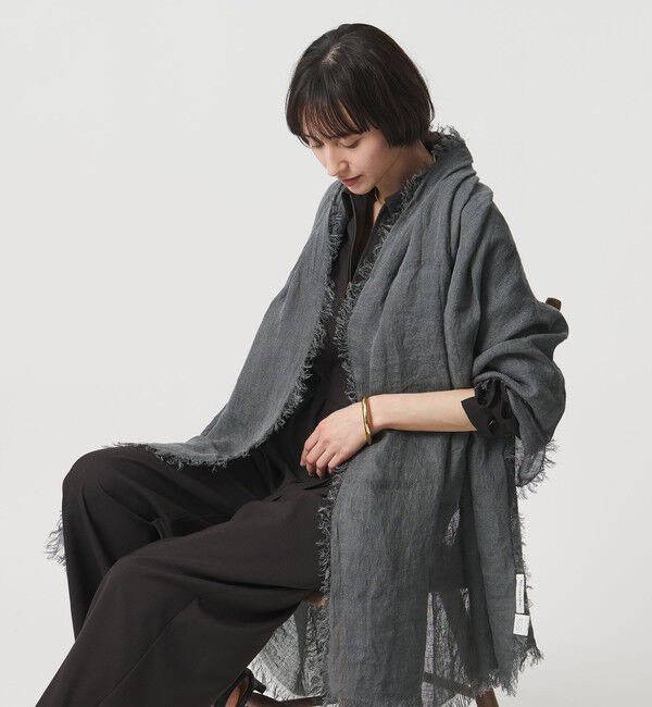 UNITED ARROWS「＜ASAUCE MELER＞LI GAUZE ストール」|ストール|