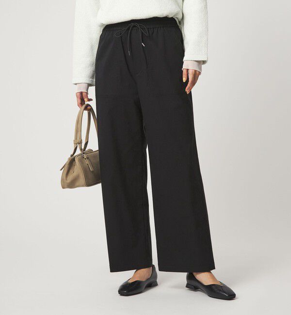 UNITED ARROWS green label relaxing「［size SHORT/TALLあり］オルマイ LI/MIX ベイカー パンツ」|その他|BLACK