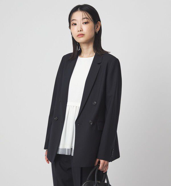 UNITED ARROWS green label relaxing「［size SHORTあり］カチリラ ダブル ジャケット  ウォッシャブル ストレッチ」|テーラードジャケット|