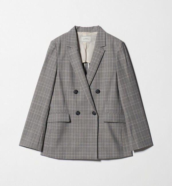 UNITED ARROWS green label relaxing「［size SHORTあり］カチリラ ダブル ジャケット  ウォッシャブル ストレッチ」|テーラードジャケット|