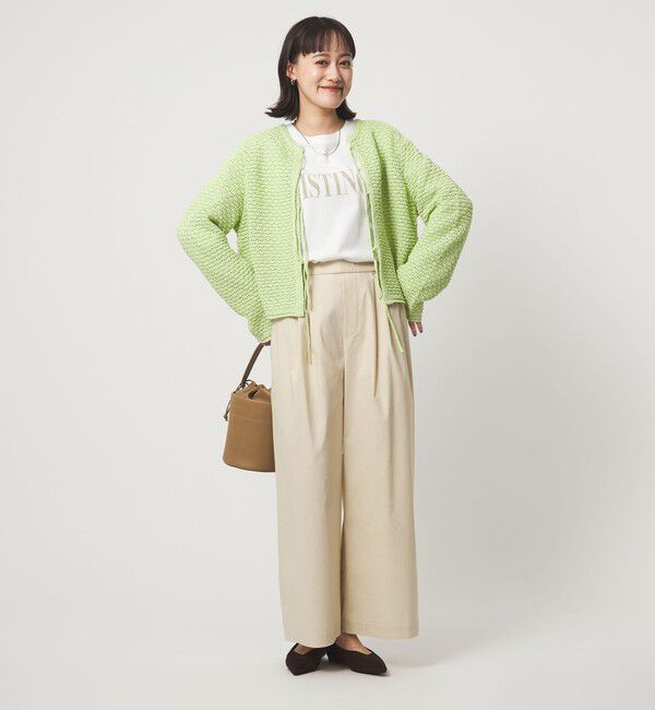 UNITED ARROWS green label relaxing「メッシュ ニット 2WAY プルオーバー ウォッシャブル」|ニット・セーター|