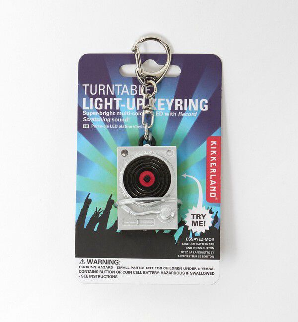 UNITED ARROWS green label relaxing「＜KIKKERLAND＞ターンテーブル キーホルダー」|チャーム・キーホルダー|