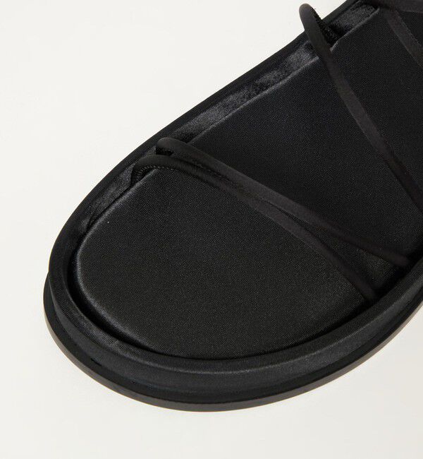 EMMEL REFINES「＜EMMEL REFINES＞EM サテンチューブ フラット サンダル」|サンダル|