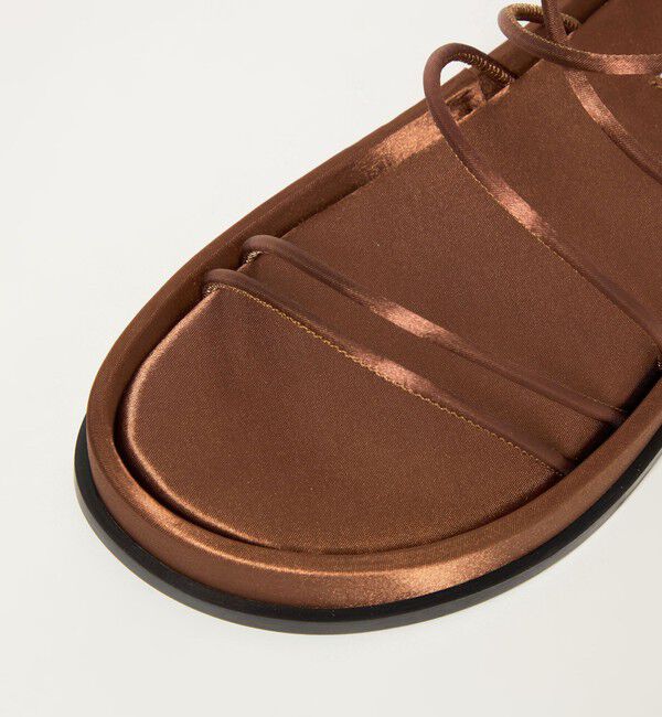 EMMEL REFINES「＜EMMEL REFINES＞EM サテンチューブ フラット サンダル」|サンダル|