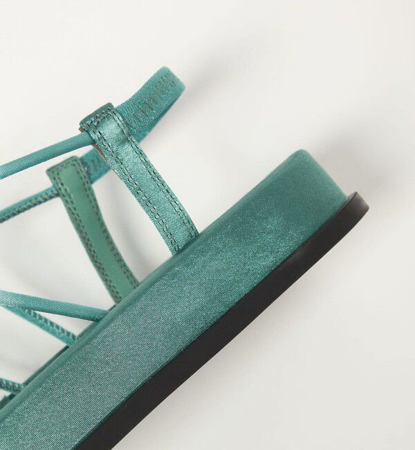 EMMEL REFINES「＜EMMEL REFINES＞EM サテンチューブ フラット サンダル」|サンダル|