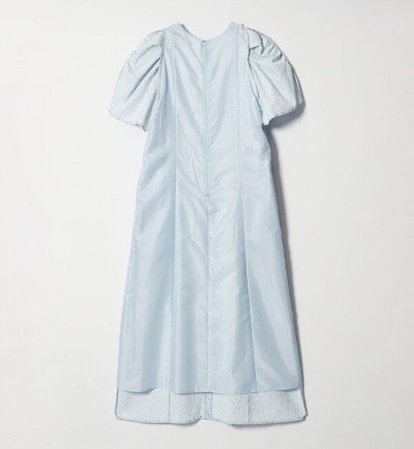 EMMEL REFINES「＜EMMEL REFINES＞EM ドットプリント タックギャザースリーブ ワンピース」|ワンピース|