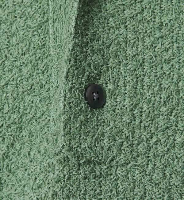 MONKEY TIME「コットン ナイロン カールヤーン ポロシャツ」|ニット・セーター|