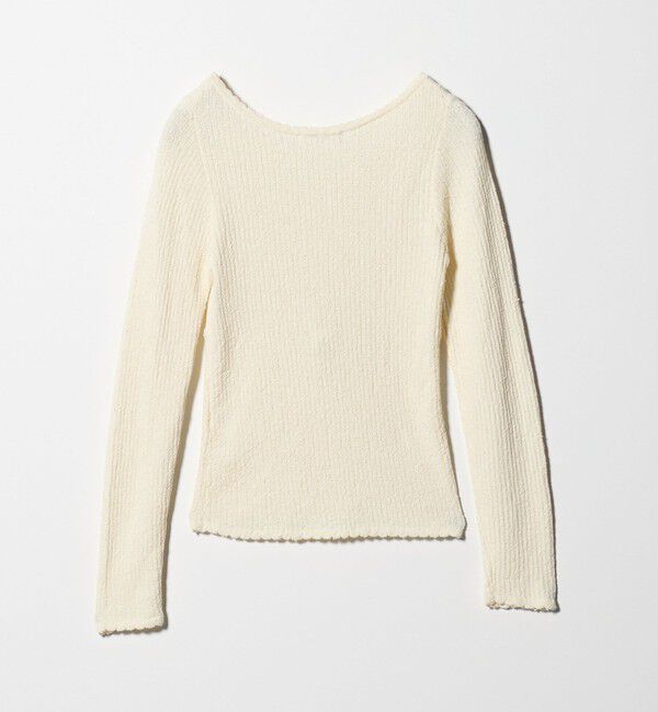 BEAUTY&YOUTH UNITED ARROWS「フロントタック リブニットプルオーバー」|ニット・セーター|