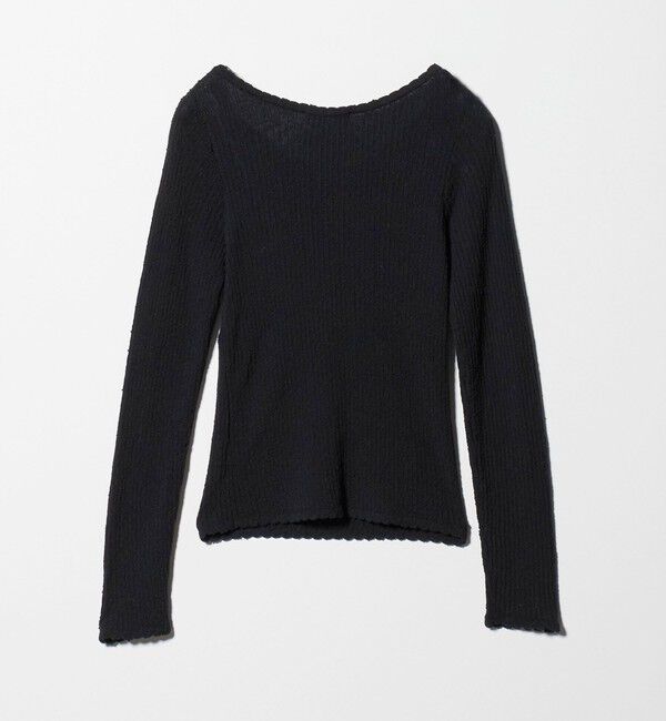 BEAUTY&YOUTH UNITED ARROWS「フロントタック リブニットプルオーバー」|ニット・セーター|