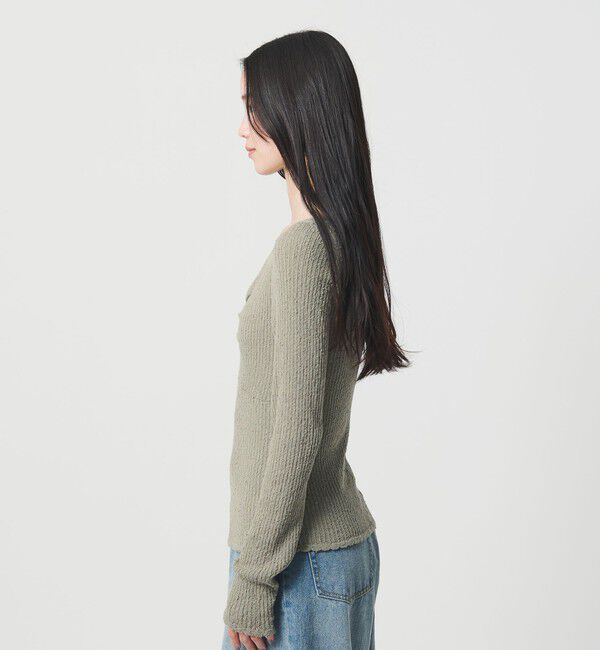 BEAUTY&YOUTH UNITED ARROWS「フロントタック リブニットプルオーバー」|ニット・セーター|