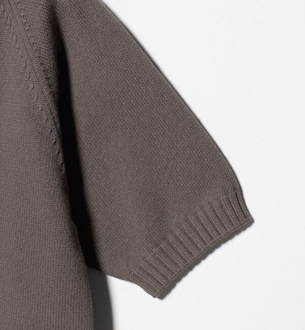 STEVEN ALAN「＜Steven Alan＞コットン ナイロン テープヤーン ハーフスリーブ ニット」|ニット・セーター|