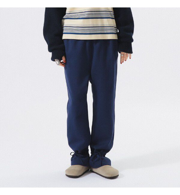 BEAMSBOY「ヘム アレンジ スウェットパンツ」|チノ|