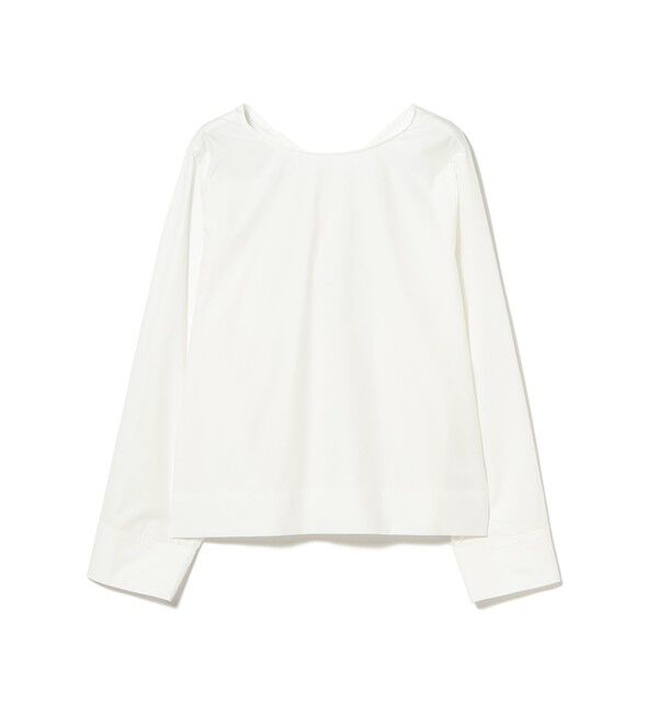 Demi-Luxe BEAMS 「バックオープン コットンブラウス」|シャツ・ブラウス|