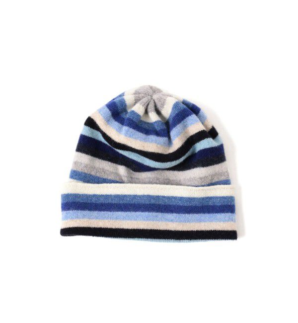 BEAMSBOY「【別注】ROBERT MACKIE / マルチボーダー ニットキャップ」|その他|BLUE