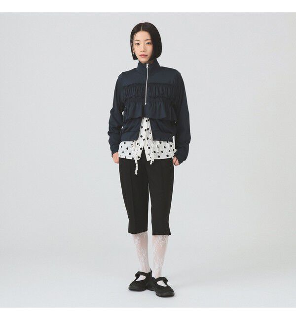 Ray BEAMS 「フリル ジャージ ブルゾン」|スウェット・ジャージ|