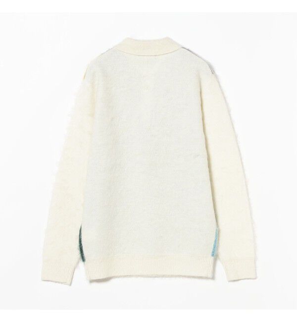 BEAMS PLUS「シャギー ニット ポロシャツ」|ポロシャツ|