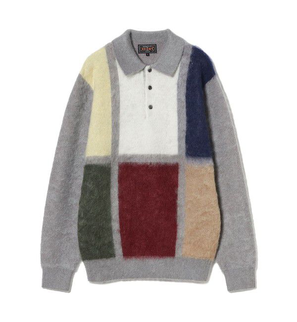 BEAMS PLUS「シャギー ニット ポロシャツ」|ポロシャツ|
