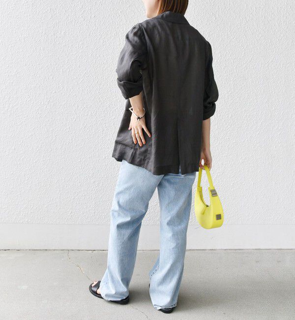 SHIPS for women「〈手洗い可能〉ラミー シアー ジャケット」|テーラードジャケット|