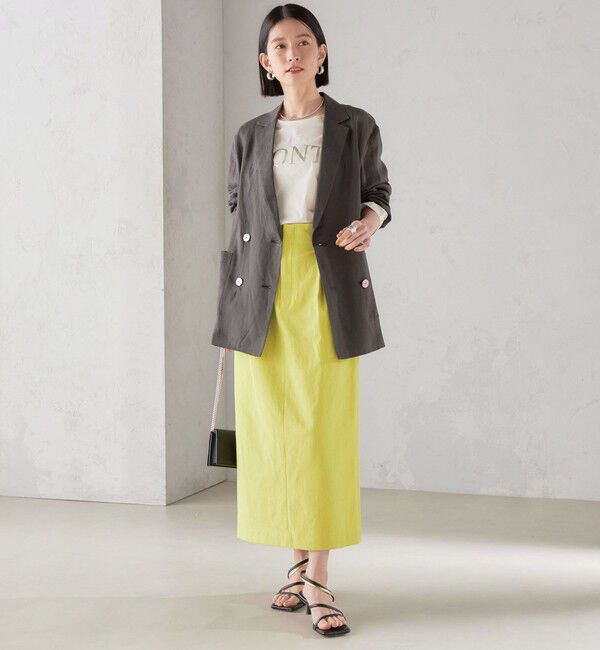 SHIPS for women「〈手洗い可能〉ラミー シアー ジャケット」|テーラードジャケット|