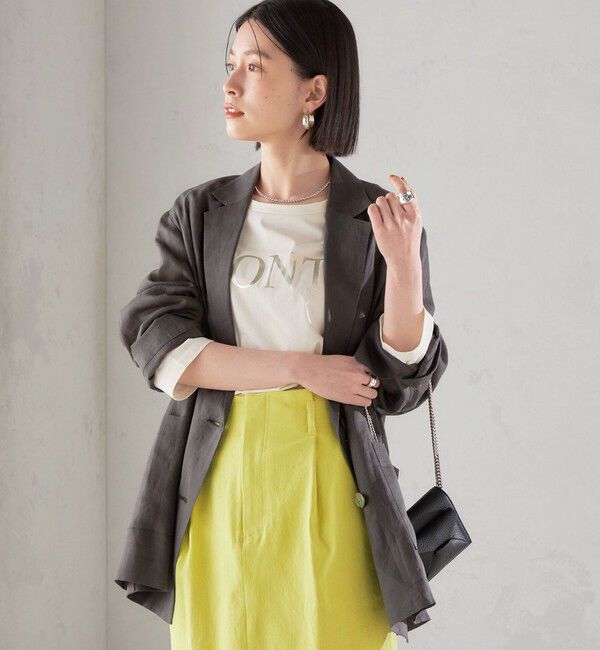 SHIPS for women「〈手洗い可能〉ラミー シアー ジャケット」|テーラードジャケット|