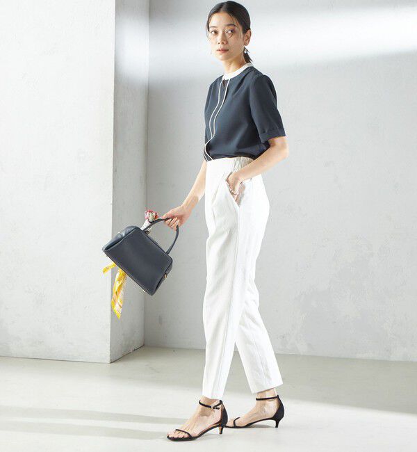 SHIPS for women「〈手洗い可能／UVカット〉ドライ オックス テーパード パンツ」|その他|