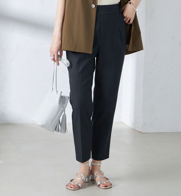 SHIPS for women「〈手洗い可能／UVカット〉ドライ オックス テーパード パンツ」|その他|