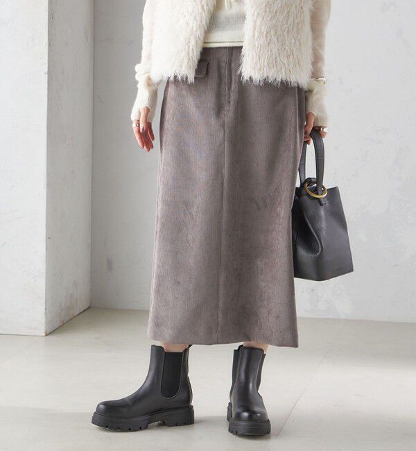 SHIPS for women「〈洗濯機可能〉コーデュロイ セミフレア スカート」|スカート|