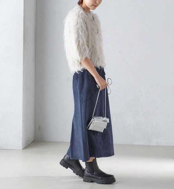 SHIPS for women「〈洗濯機可能〉コーデュロイ セミフレア スカート」|スカート|