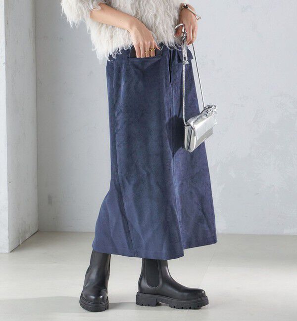 SHIPS for women「〈洗濯機可能〉コーデュロイ セミフレア スカート」|スカート|