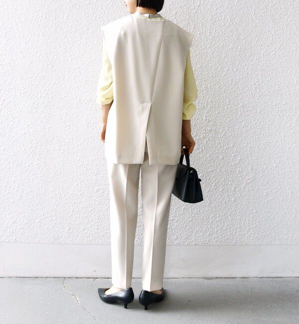 SHIPS for women「〈手洗い可能〉タック テーパード パンツ（セットアップ対応）」|その他|