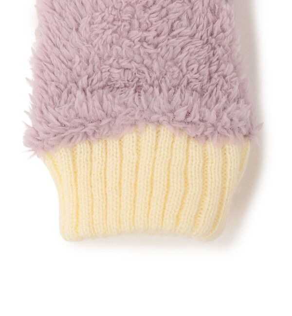 SHIPS KIDS「SHIPS KIDS:ボア ミトン」|手袋|