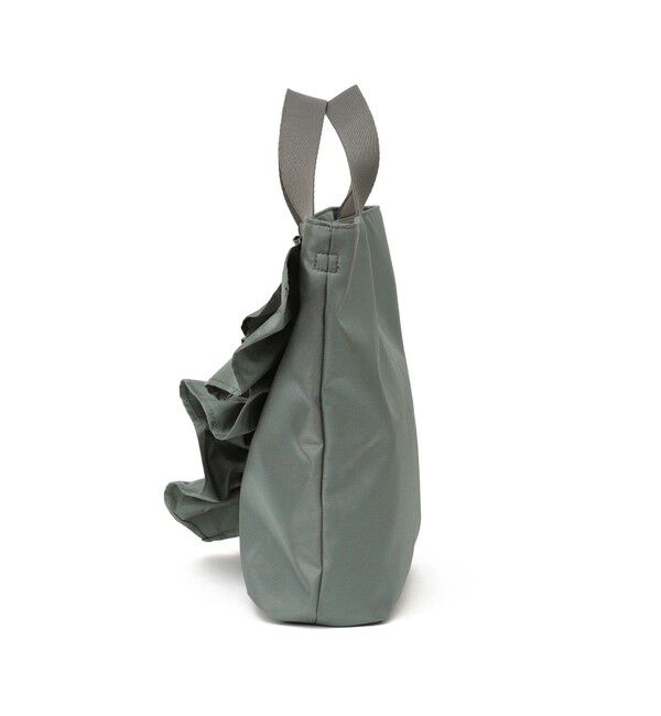 SHIPS for women「【WEB限定】チャーム 付き フリル トート」|トートバッグ|